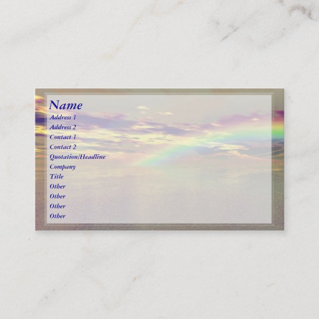 Softproductcards Visitkort (Framsida)