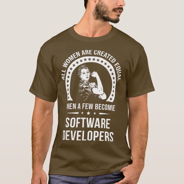 Software Developer for Women Software T Shirt (Framsida)