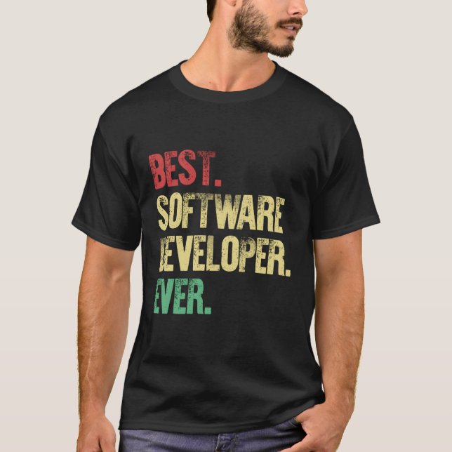 Software Developer Ingenjör Coder Software Program T Shirt (Framsida)