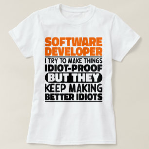 Software Developer jag försöker göra Sak funny Coo T Shirt