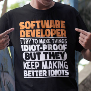 Software Developer jag försöker göra Sak funny Coo T Shirt