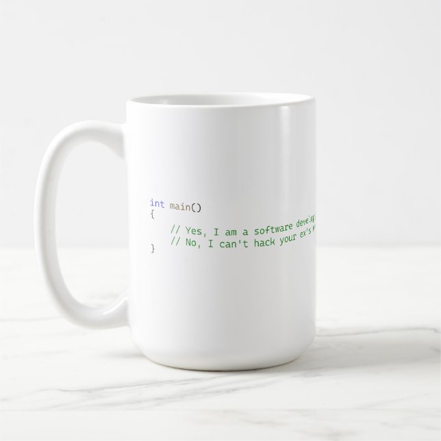Software Developer Kaffemugg (Vänster)