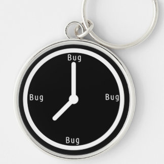 Software Developer Nerdy Daily Schedule Rund Silverfärgad Nyckelring