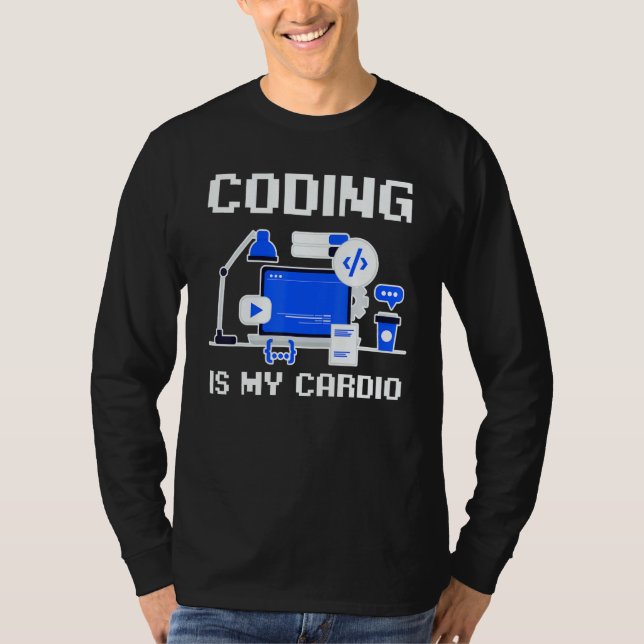 Software Developer Programmer Coder Coding Is My C T Shirt (Framsida)
