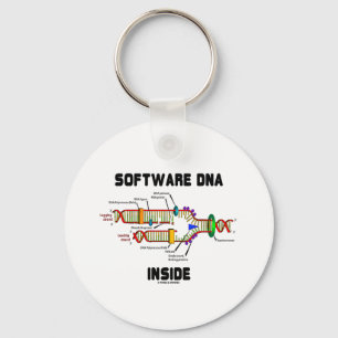 Software-DNA inuti (DNA-replikering) Nyckelring