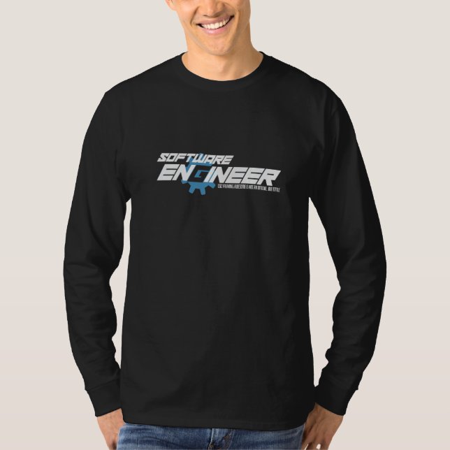 Software Engineer Awesome är inte en professionell T Shirt (Framsida)
