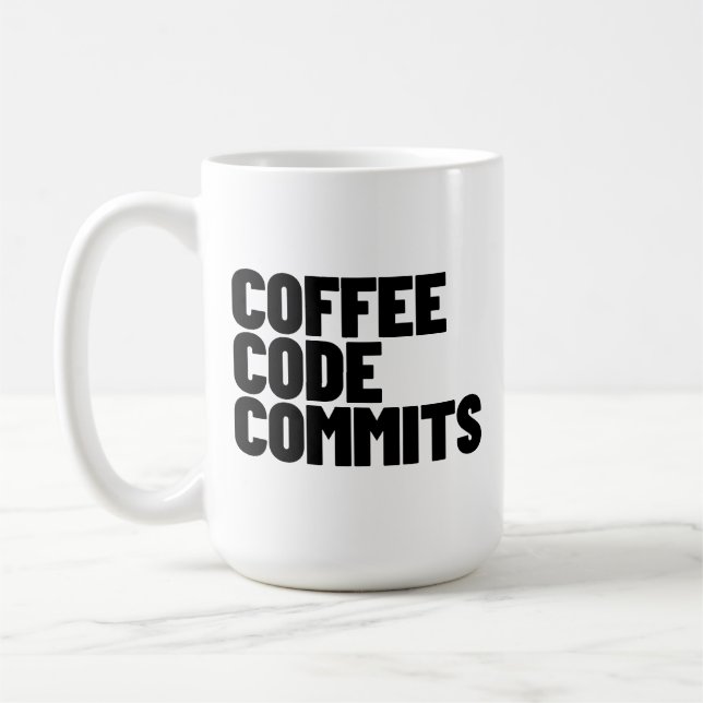 Software Engineer Life - Coffee Code Commits Devel Kaffemugg (Vänster)