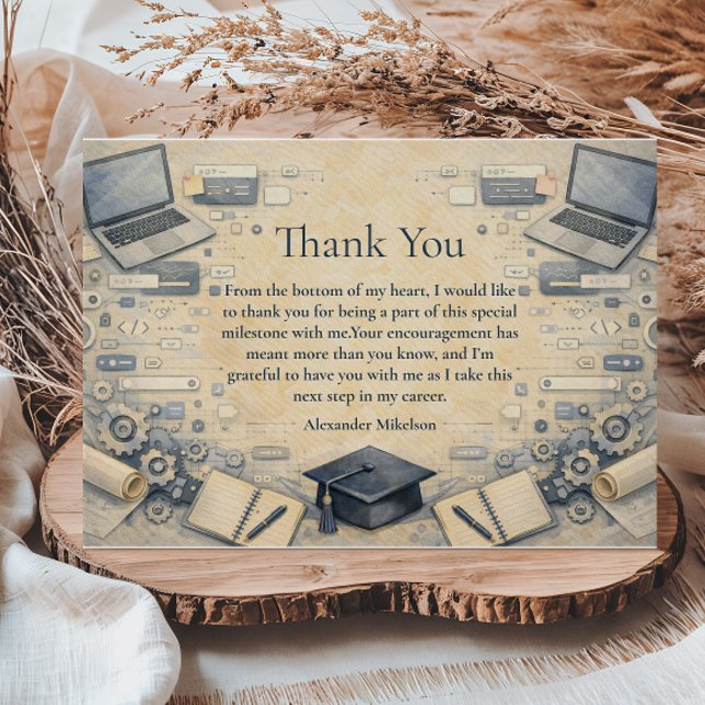 Software Engineering Graduation Tack Kort (Skapare uppladdad)