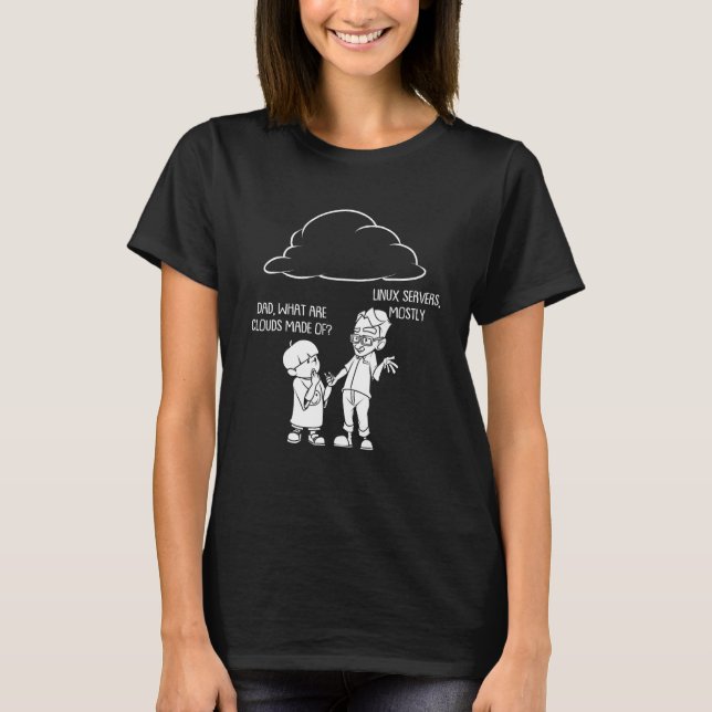 Software för  av Cloud Gift for Computer Programme T Shirt (Framsida)