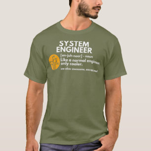 Software för funktionslivet System Ingenjör Defini T Shirt