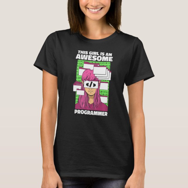 Software för programplanering för kodning av flick t shirt (Framsida)