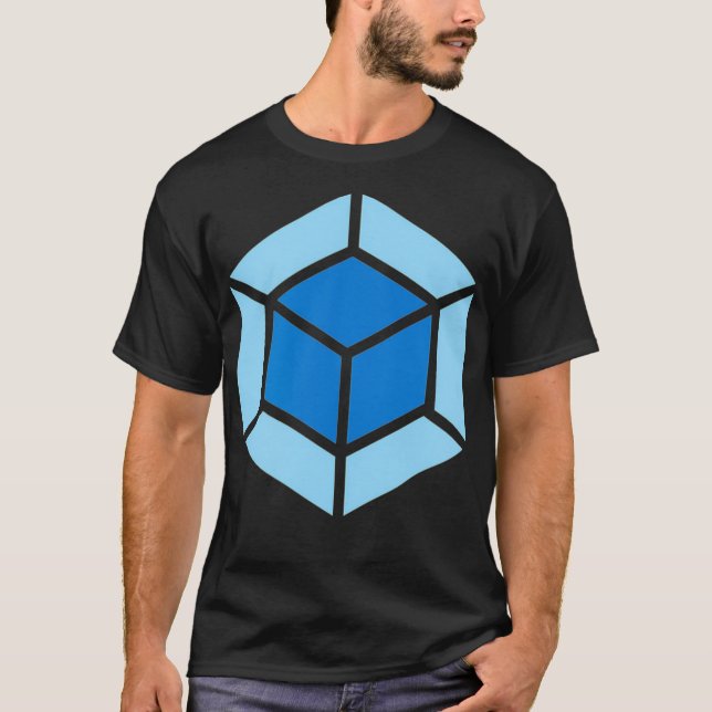 Software för WebPack JavaScript Webben Frontend De T Shirt (Framsida)