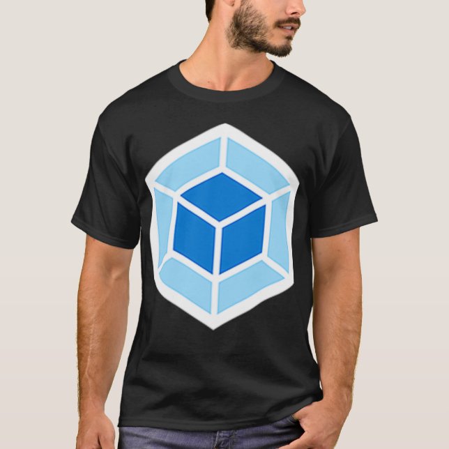 Software för WebPack JavaScript Webben Frontend De T Shirt (Framsida)