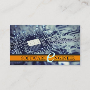 Software Ingenjör, Affärskortet Dator Visitkort
