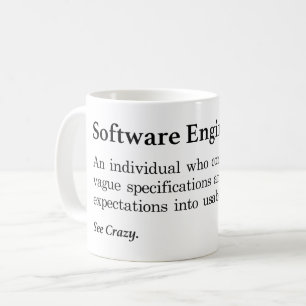 Software Ingenjör Definition Kaffemugg