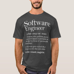 Software Ingenjör-definitionsdator T Shirt