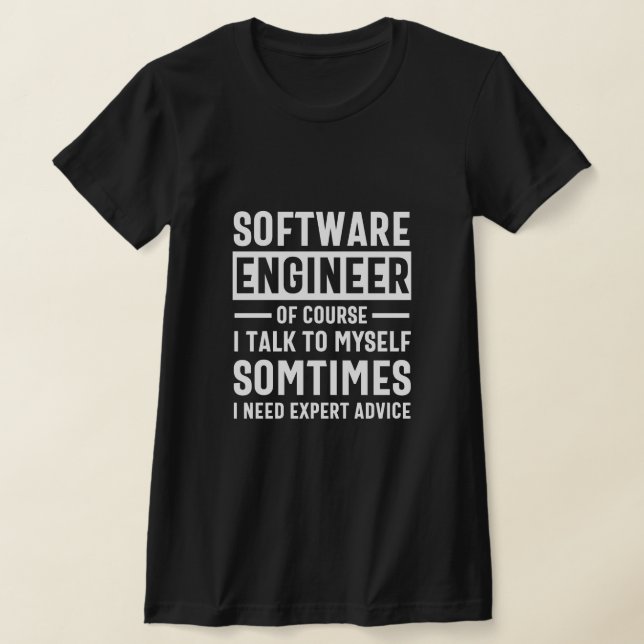 Software Ingenjör Gift för den finstilta programpl T Shirt (Laydown)