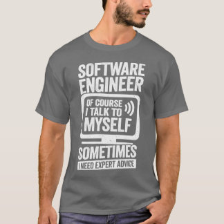 Software Ingenjör Gift för den finstilta programpl T Shirt