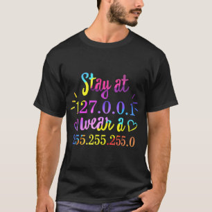 Software Ingenjör, håll dig hemma Bära en mask T Shirt