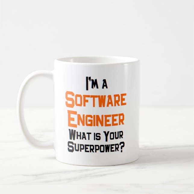 software ingenjör kaffemugg (Vänster)