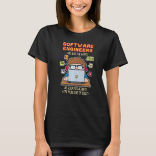 Software Ingenjör kommer att styra världen så snar T Shirt