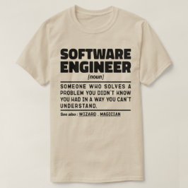 Software Ingenjör Noun Computer Geek Coding Älskar T Shirt