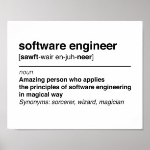 Software ingenjör poster