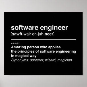 Software ingenjör poster