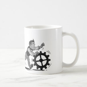 Software och maskinvara kaffemugg