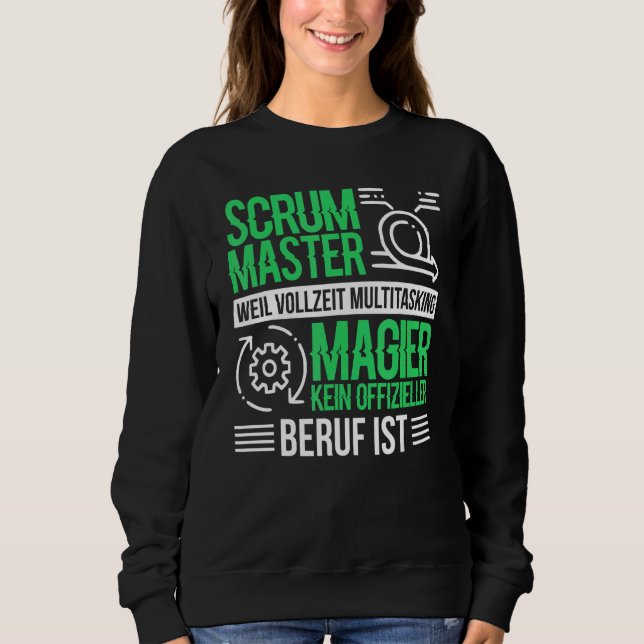 Software Puppet Chefs Agile Scrum Master T Shirt (Framsida)