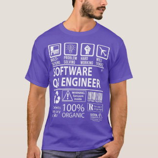 Software Qa Engineer MultiTasking Certified Job Gi T Shirt