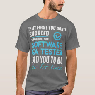 software qa-provare t shirt