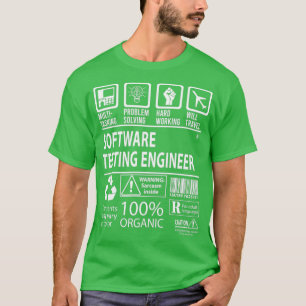 Software Testa multitasking-jobbet Ingenjör ger de T Shirt