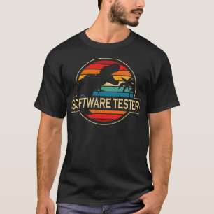 Software Tester Dinosaur T Shirt