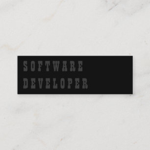 Softwarebärare Mini Visitkort