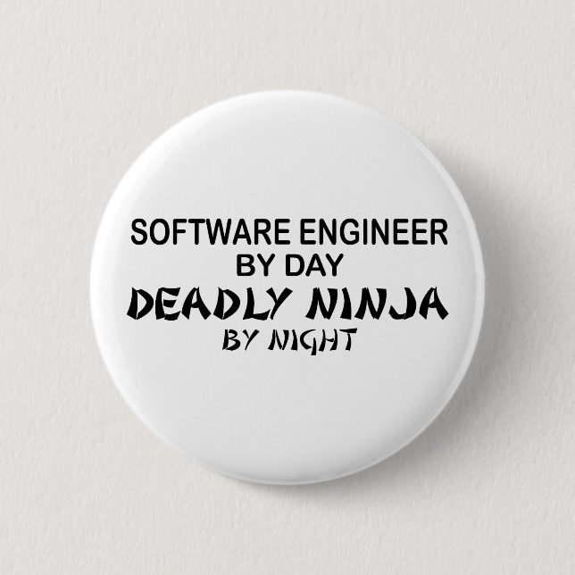 Softwareingenjör dödliga Ninja Knapp (Framsida)