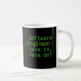 Softwareingenjör: Java i Java ut Kaffemugg