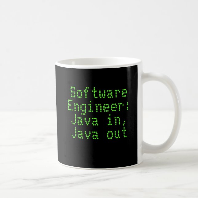 Softwareingenjör: Java i Java ut Kaffemugg (Höger)