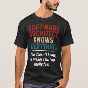 Softwarns arkitekt känner till allt t shirt