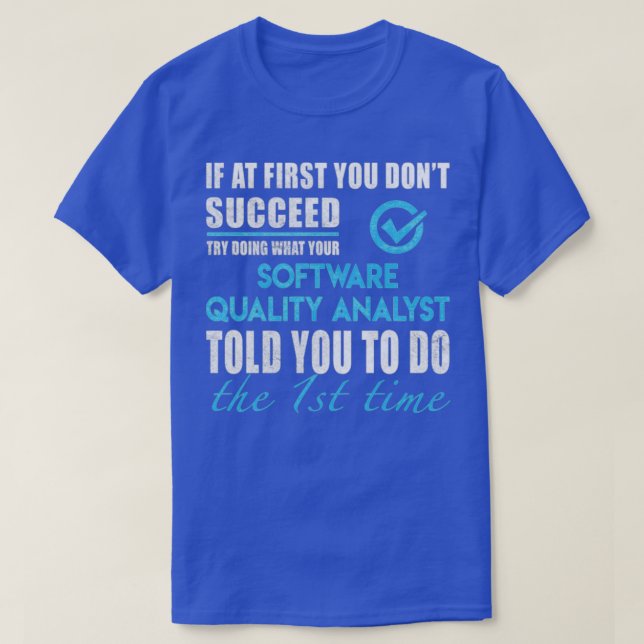 softwarns kvalitetsanalys 3 t shirt (Design framsida)