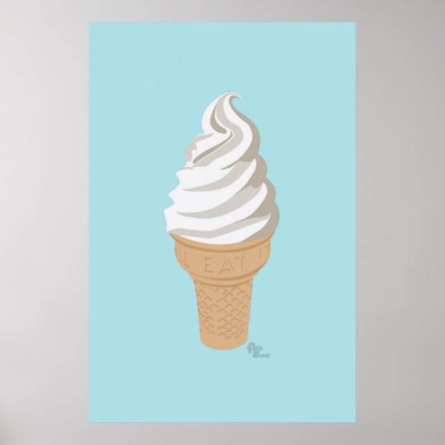 Softy Cone Poster (Framsidan)