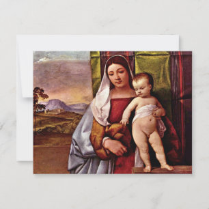 Sogen. Virgin och barn (zigenarmadonna) från tizia