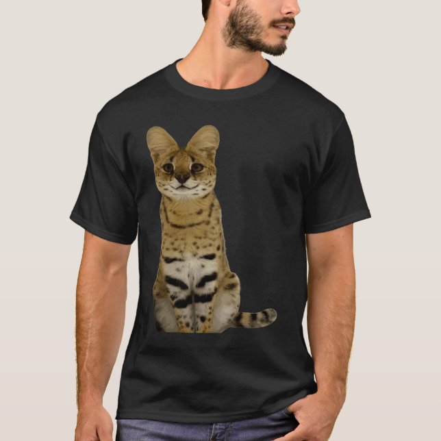 Sogga Min Älskade Servalkatt Meme  1 T Shirt (Framsida)