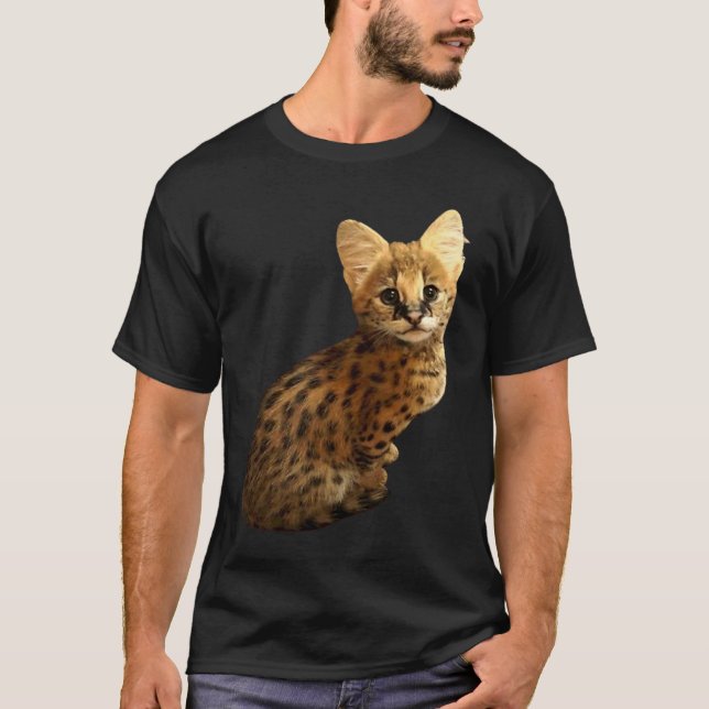 Sogga Min Älskade Servalkatt Meme  2 T Shirt (Framsida)