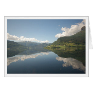 Sognefjord Fjord Hälsningskort
