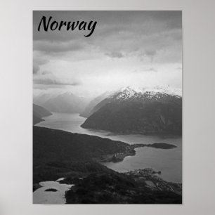 Sognefjord, Norge Poster