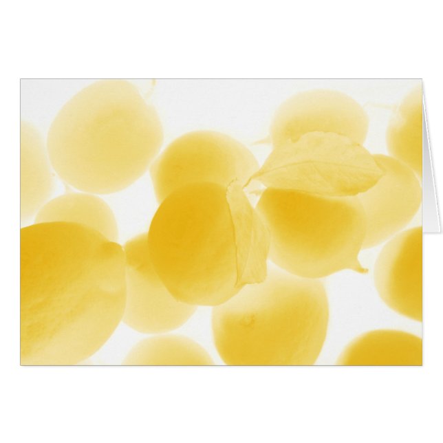 sogno di limone hälsningskort (Framsidan Horizontal)