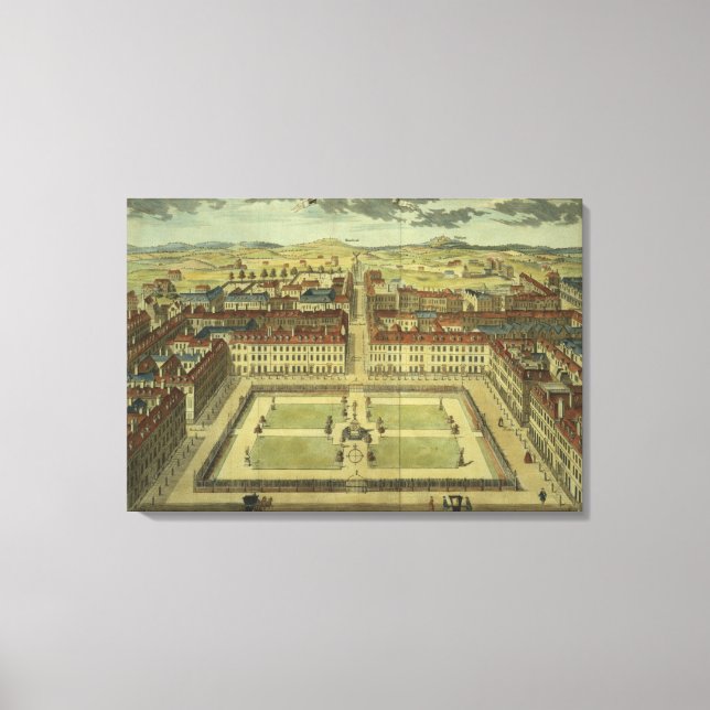 Soho eller Kung Square, för "Stow's Survey of Lond Canvastryck (Framsida)