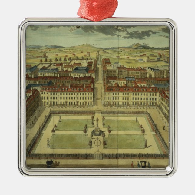 Soho eller kungen kvadrerar, för 'stow'sens julgransprydnad metall (Framsidan)