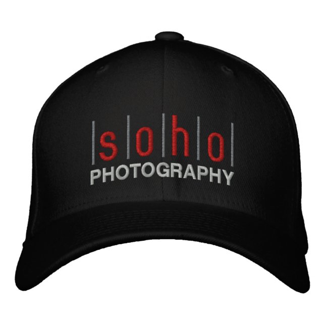 SOHO-fotografi Hat Broderad Keps (Framsida)